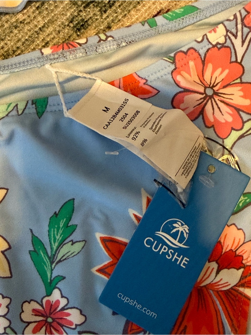 Set of Two NWT Cupshe Bikini and Tankini sets - Picture 3 of 3